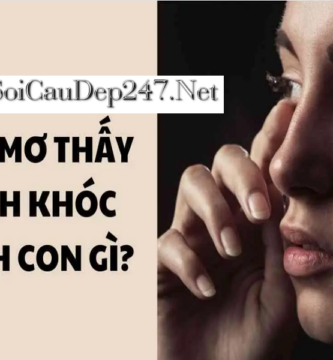 Giải Mã Mơ thấy mình khóc đánh con gì?