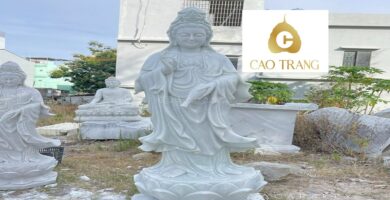 Bán Tượng Phật Quan Âm Bằng Đá Ngũ Hành Sơn