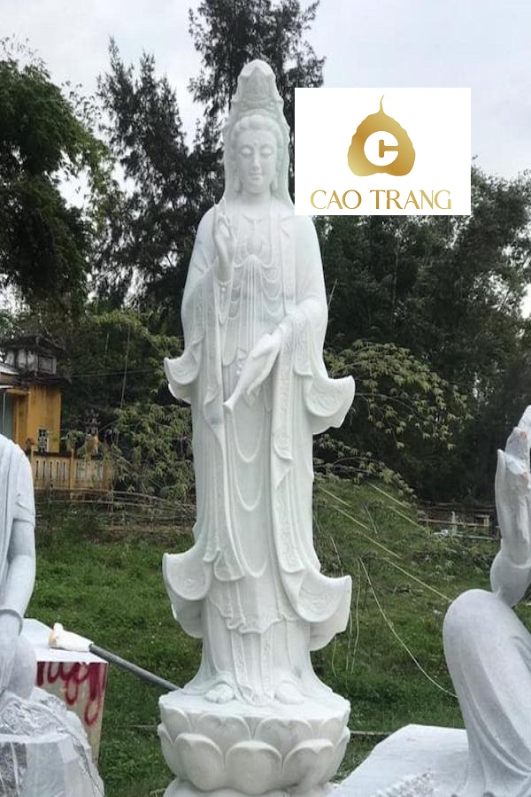 Tượng Phật Quan Âm Bằng Đá Tân Phú HCM