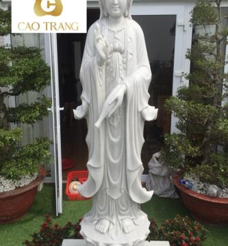 Tượng Quan Âm Bằng Đá