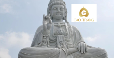 Tượng Quan Âm Bằng Đá Cẩm Lệ Đà Nẵng