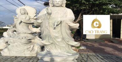 Tượng Quan Âm Bằng Đá Tây Ninh