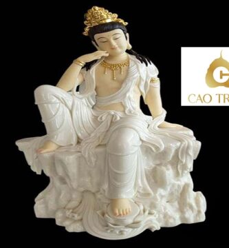 Bán Tượng Quan Âm Tự Tại Bằng Đá