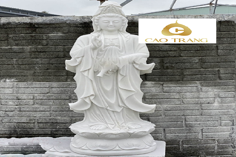 Bán Tượng Quan Âm Bồ Tát Bằng Đá