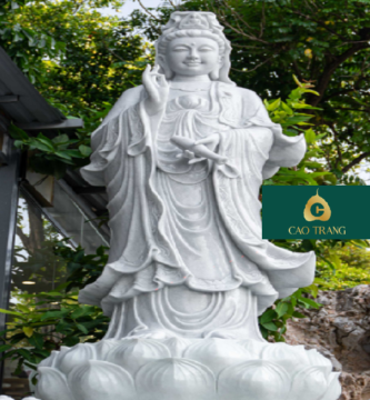 Tượng Quan Âm Bằng Đá Trường Sa Đà Nẵng