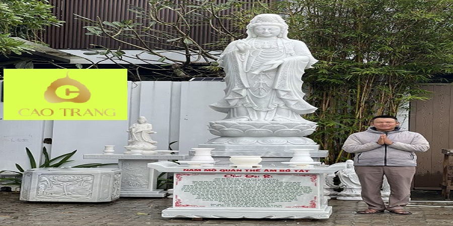 Tượng Quan Âm bằng đá HCM