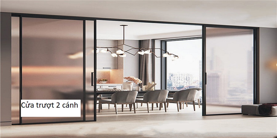 Cửa trượt 2 cánh