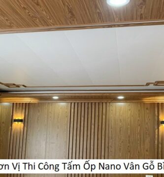 Đơn Vị Thi Công Tấm Ốp Nano Vân Gỗ Bình Dương
