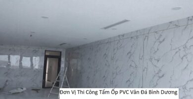 Đơn Vị Thi Công Tấm Ốp PVC Vân Đá Bình Dương