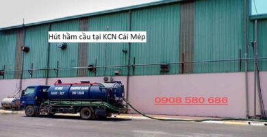 Hút hầm cầu tại KCN Cái Mép