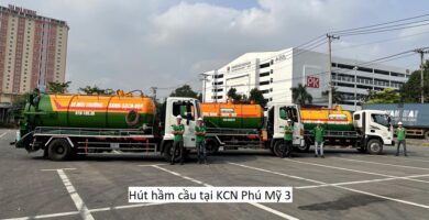 Hút hầm cầu tại KCN Phú Mỹ 3