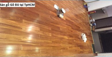 Sàn gỗ Gõ Đỏ tại TpHCM