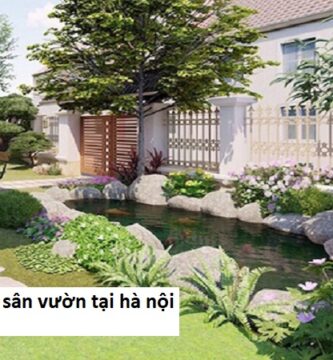 Thi công sân vườn tại hà nội