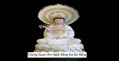 Tượng Quan Âm Ngồi Bằng Đá Đà Nẵng