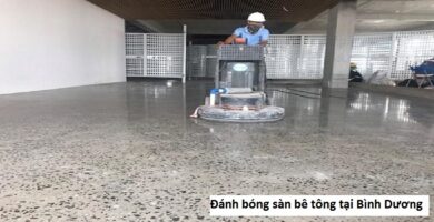 Đánh bóng sàn bê tông tại Bình Dương