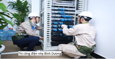 Thi công điện nhẹ Bình Dương